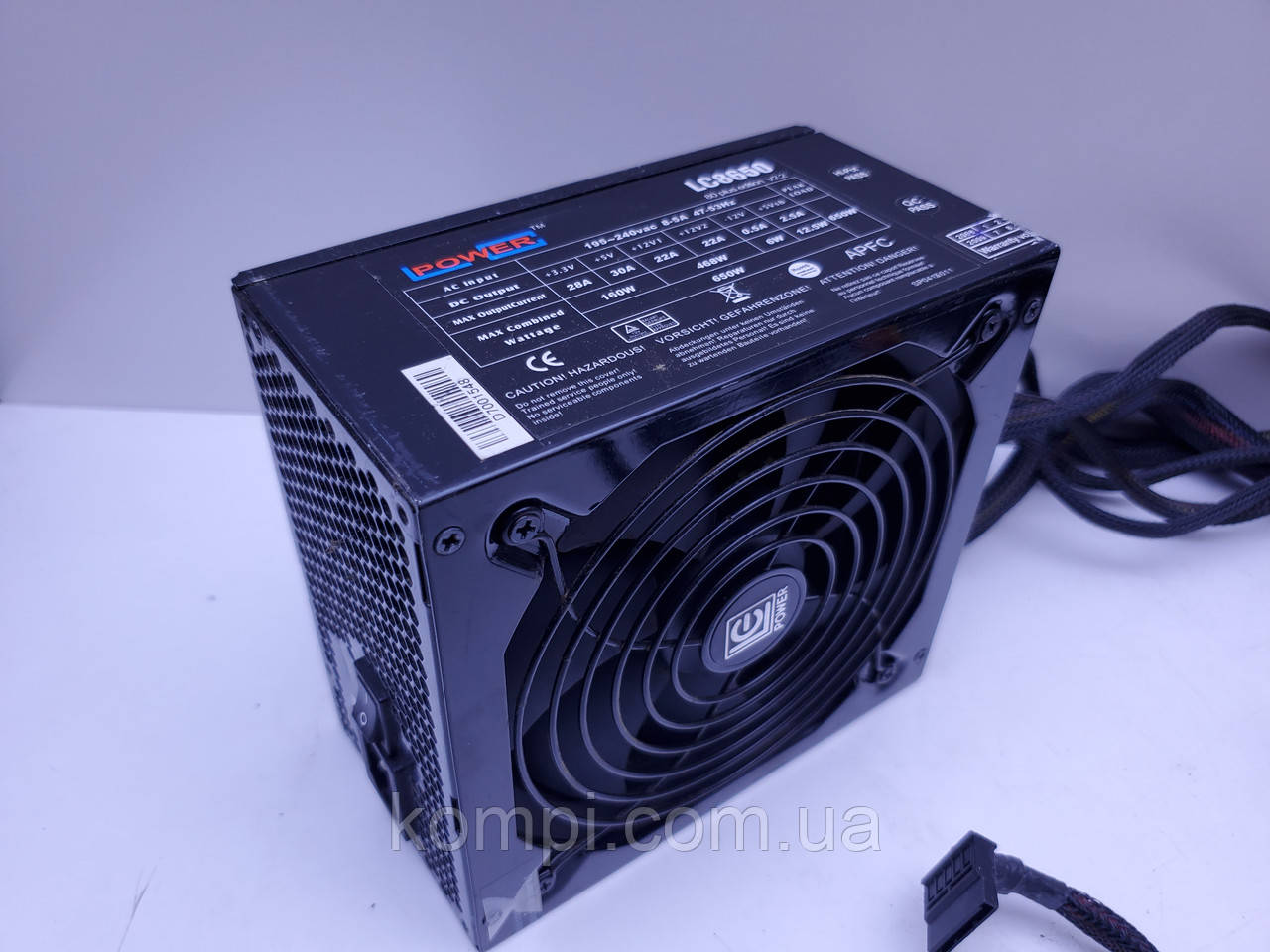 Блок живлення LC Power 650W (LC8650GP2 V2.2,Modular,80Plus,б/в)
