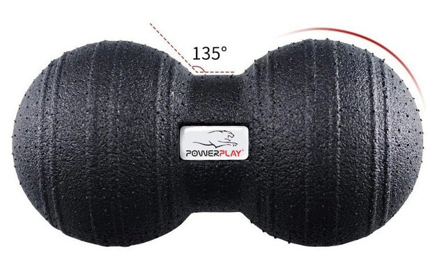 Набір масажних м'ячиків PowerPlay 4007 EPP Massage Ball Чорні (3 шт.) 3 4967543572 w640 h2048 2442274365 w640 h640 2442274365