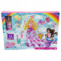 Адвент календар Барбі Дрімтопія 2023 Barbie Dreamtopia Advent Calendar (HGM66)