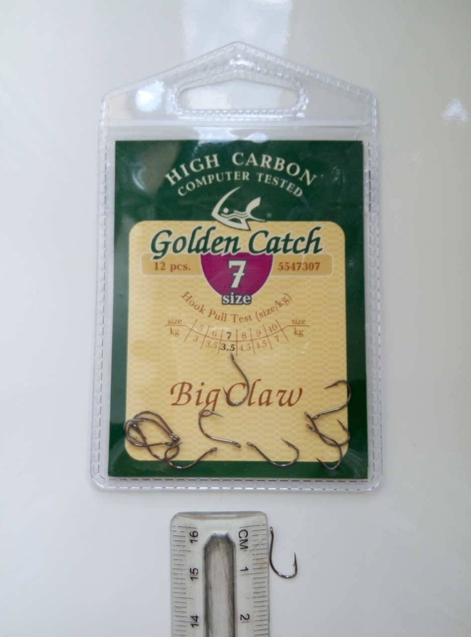 Гачки для риболовлі Golden Catch Big Claw No7