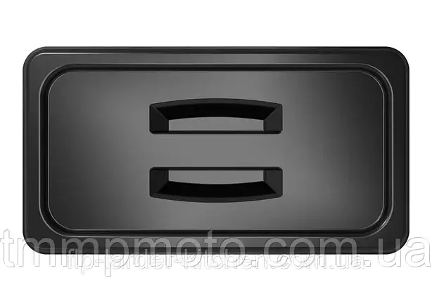 Кришка для гастроконтейнера 1/4 Полікарбонат Чорний, фото 1