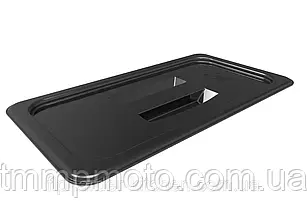 Кришка для гастроконтейнера 1/3 Полікарбонат Чорний, фото 4