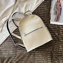 Жіночий шкіряний рюкзак Ember (бежевий) стильний елегантний показний натуральна шкіра rkz0008