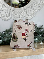 Рюкзачок детский Новогодний гобеленовый для прогулок Limaso