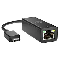 Переходник HP 4Z534AA USB-C(тато)-RJ45(мама) Black