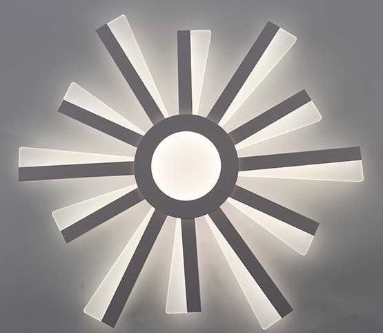 Керована світлодіодна люстра Esllse TERESA 70W R-APP-550x50-WHITE/WHITE-220-IP20