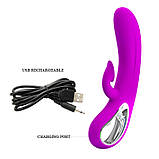 Вибратор PRETTY LOVE NICOLA 12 FUNCTION SUCKING AND VIBRATING, фото 5