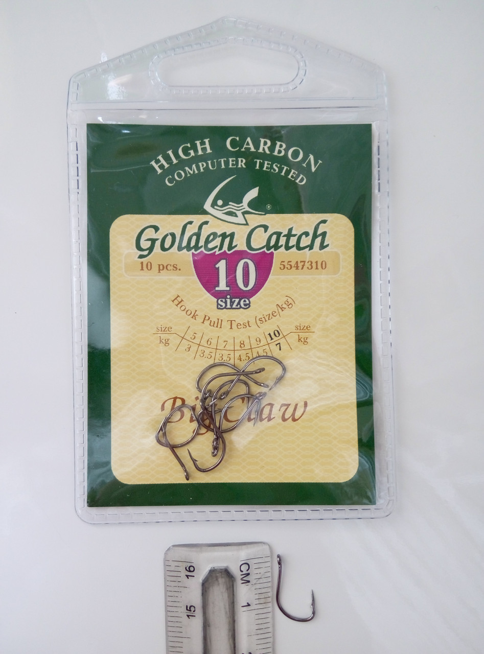 Гачки для риболовлі Golden Catch Big Claw No10