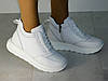 Кросівки утеплені шкіряні демісезон жіночі білі, фото 2