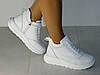 Кросівки утеплені шкіряні демісезон жіночі білі, фото 4