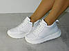 Кросівки утеплені шкіряні демісезон жіночі білі, фото 9