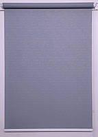 Рулонная штора Лён Серый