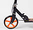 Самокат двоколісний Best Scooter 94621 з ручним гальмом, чорно-жовтогарячий, фото 8