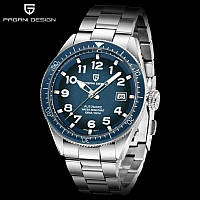 ГОДИ PAGANI DESIGN PD-1649 У СТИЛІ TAG HEUER AUTAVIA 44MM SEIKO NH35 10ATM (WR100M) WATER PROOF