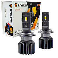 Лампа светодиодная для фар CYCLONE LED H7 6000K 12000LM TYPE 45 2 шт комплект