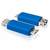 Перехідник гніздо USB A — штекер micro USB тип B, v.3.0