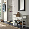 Лавка з полицями для взуття IKEA HEMNES 00243800 Біла, фото 8