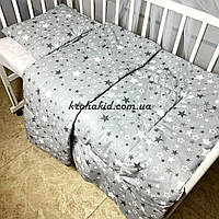 Теплое детское одеяло и подушка в кроватку манеж - детское одеяльце для новорожденных 110х125 см