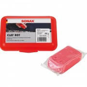 Чистящая глина (красная) для очистки ЛКП Sonax Clay Rot 450405 (200г)