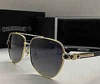 Мужские солнцезащитные очки Chrome Hearts 5078 gold