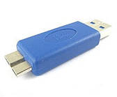 Перехідник штекер USB A — штекер micro USB тип B, v.3.0
