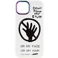 TPU+PC чехол Funny pictures with MagSafe для Apple iPhone 13 (6.1") Don't touch