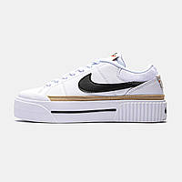 Кроссовки Nike Court Legacy Lift White Black, Женские кроссовки, найк