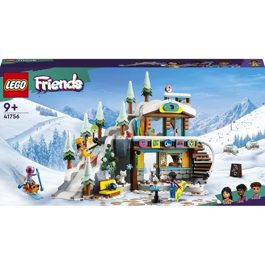 Конструктор Лего гірськолижна траса та кафе LEGO Friends 41756 Holiday Ski Slope and Café 6425711