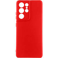Чехол Silicone Cover Lakshmi Full Camera (A) для Samsung Galaxy S23 Ultra Красный / Red