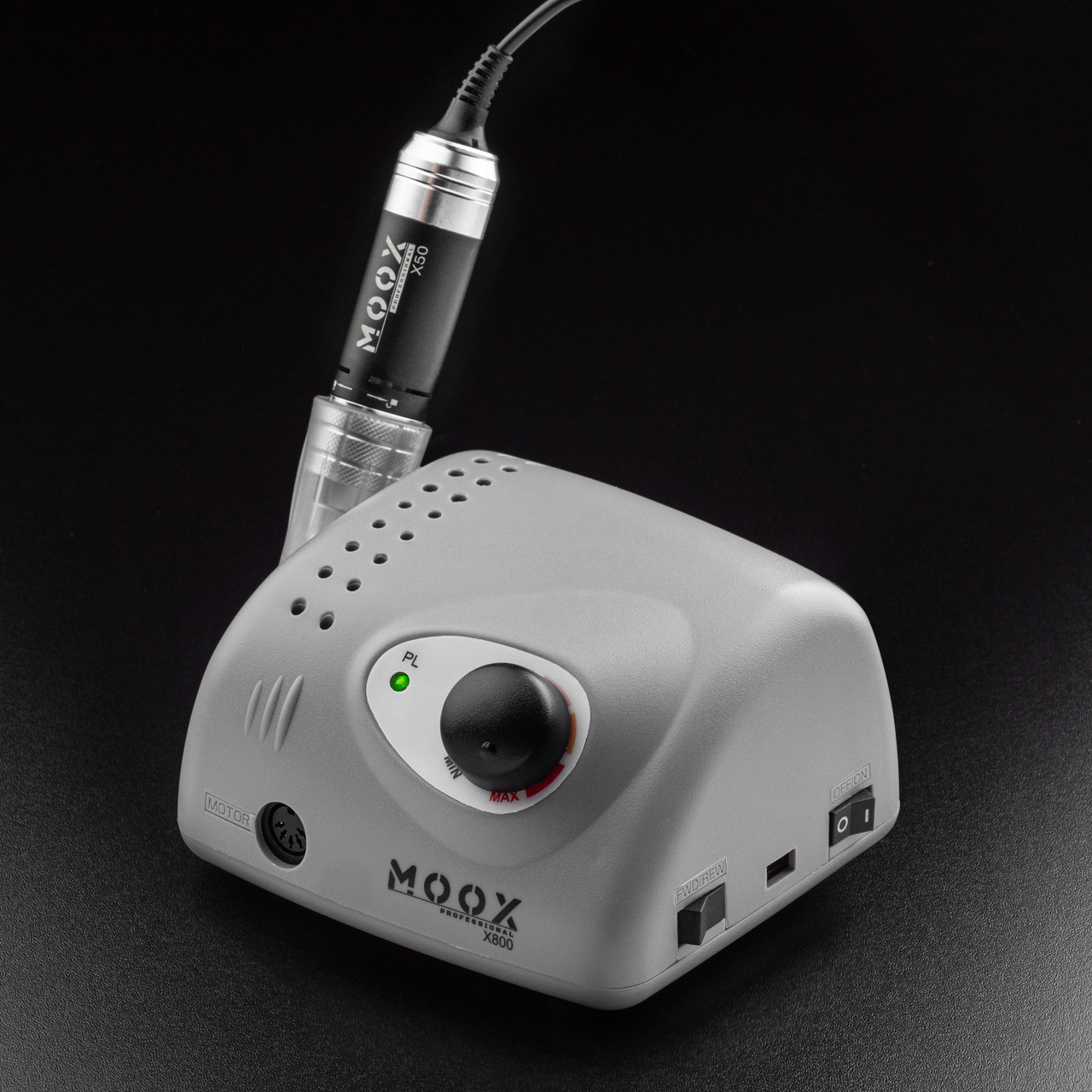 Фрезер для манікюру та педикюру MOOX X 800 50 000 об/хв 70 W Сірий, фото 1