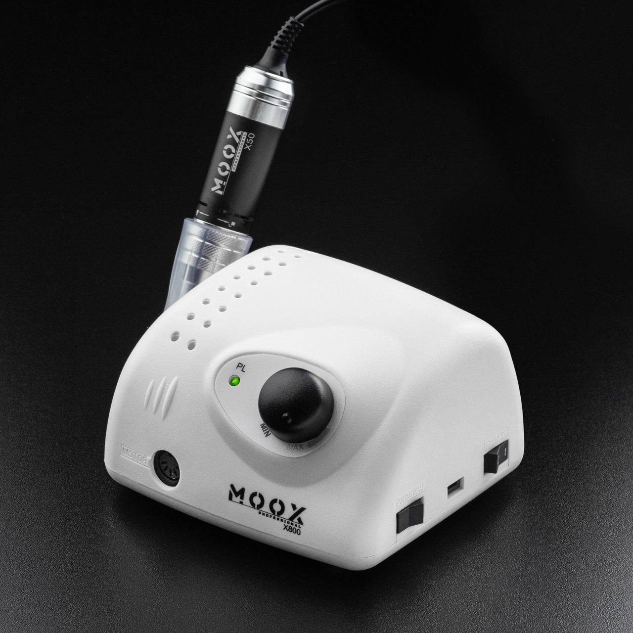 Фрезер для манікюру та педикюру MOOX X 800 50 000 об/хв 70 W Білий, фото 1