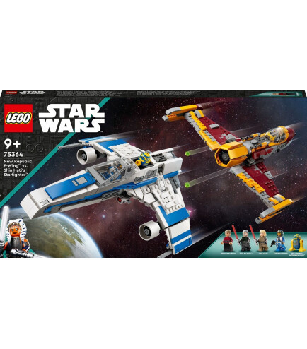 Конструктор Лего Винищувач Нової Республіки «E-Wing» проти Зоряного винищувача Шин X LEGO Star Wars 75364