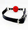 Капелюх Ds Fetish Ball gag plastic red/black, фото 2