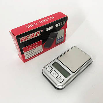 Кишенькові ваги MATARIX MX-200GM ювелірні високоточні 0,1-200г для зважування виробів