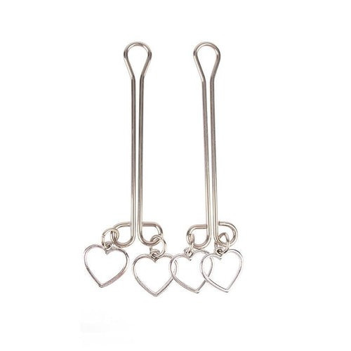Затискачі на соски CHISA Fetish Fantasy Heart Nipple Clamps, фото 1