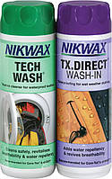 Концентрат для стирки одежды NIKWAX TWIN PACK TECH WASH 300ML + TX DIRECT 300ML