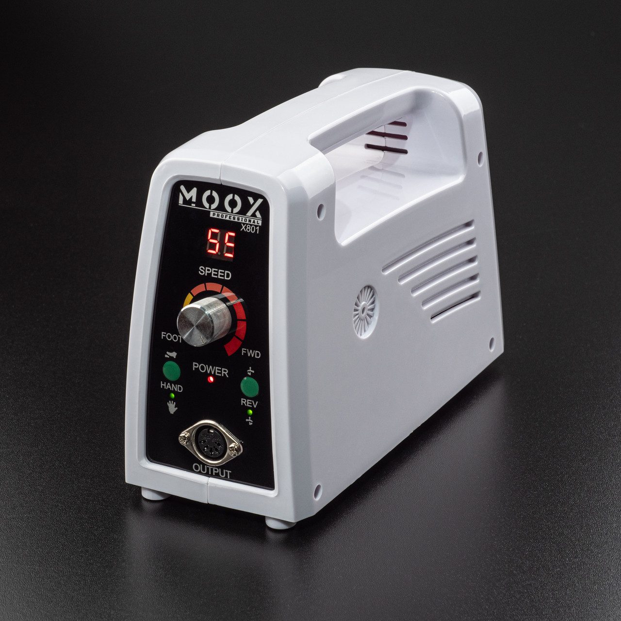 Фрезер для манікюру та педикюру MOOX X 801 55 000 об/хв 80 W Білий, фото 1