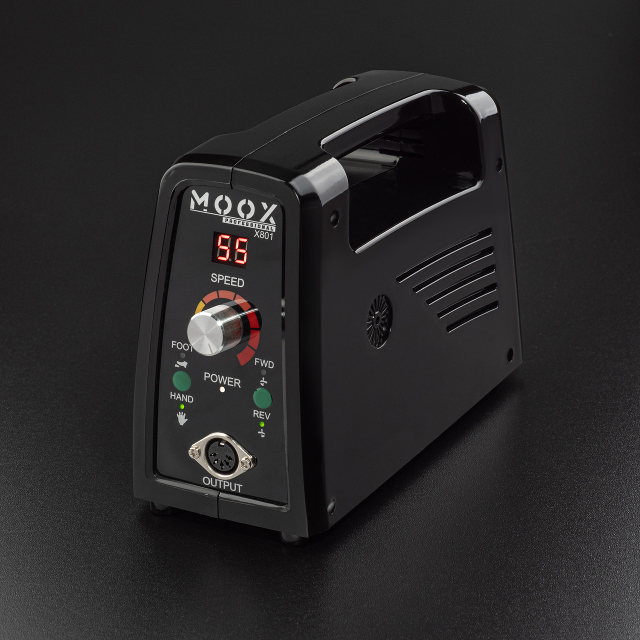 Фрезер для манікюру та педикюру MOOX X 801 55 000 об/хв 80 W Чорний, фото 1