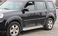 Honda Pilot 08-16 боковые пороги подножки площадки на для Хонда Пилот Honda Pilot 08-16 d51х1,6мм 3