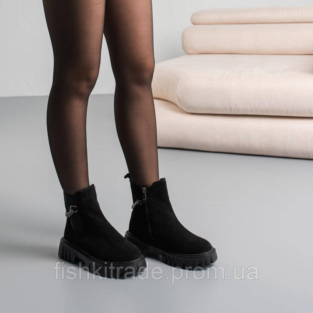 Черевики жіночі Fashion Soprano 3843 36 розмір 23,5 см Чорний l