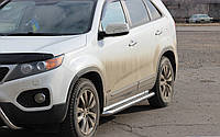 Kia Sorento 09-12 боковые пороги подножки площадки на для КИА Соренто Kia Sorento 09-12 d60х1,6мм 3