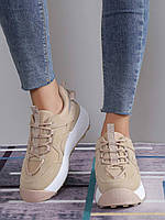 Жіночі кросівки Fashion Margaret 4001 36 розмір 23,5 см Бежевий l