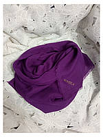 Женский однотонный платок шарф Польша вискоза фуксия Фиолетовый