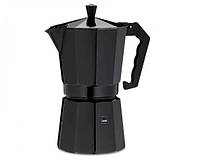 Гейзерная кофеварка Kela Italia 10555 450 мл 9 чашек черная h