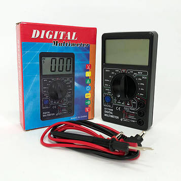 Цифровий мультиметр Digital DT700B з великим дисплеєм для вимірювання напруги та струму