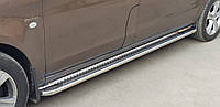 Mercedes Vito W447 14+ боковые пороги подножки площадки на для Мерседес Вито Mercedes Vito W447 14+ длин 3