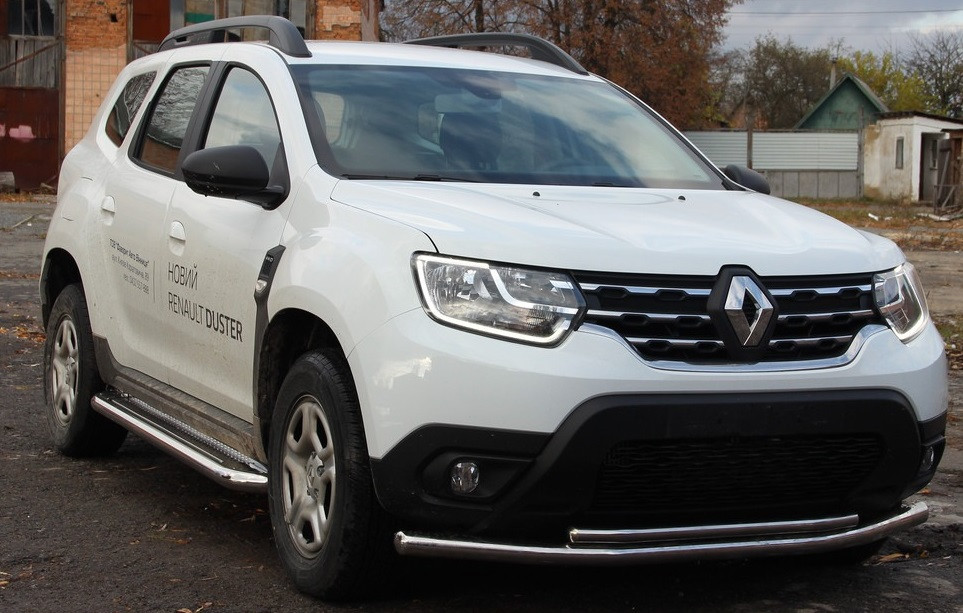 Кенгурятник Renault Duster 17+ захист переднього бампера кенгурятники для Рено Дастер Renault Duster 17+ 3