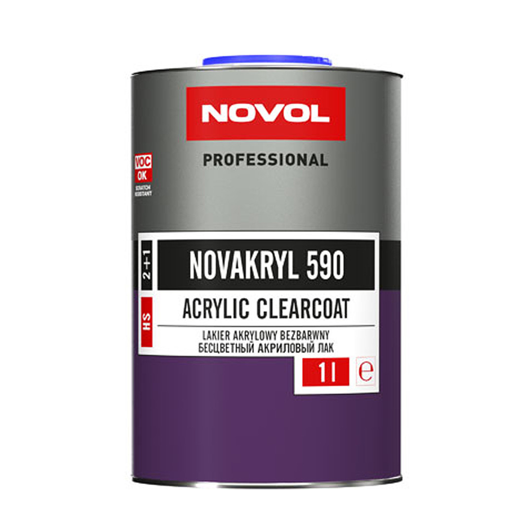 Novol Novakryl 590, 1 л (38091) акриловий лак, фото 1