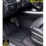 Оригінальні килимки BMW X5 Е70 з екошкіри 3D (2006-2013) Килимки БМВ Х5 Е70, фото 4