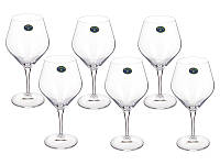 Набор бокалов для вина Bohemia Crystal Gavia 1SI97/00000/400 400 мл 6 шт l
